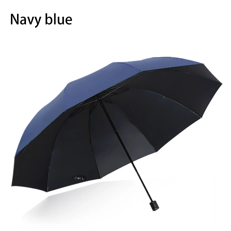 Extra-Large All-Weather Folding Umbrella with Wind and Waterproof Protection, 130cm
