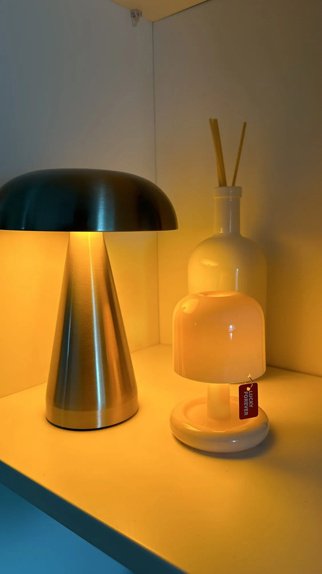 Mini Desktop Sunset Night Lamp, customer photo