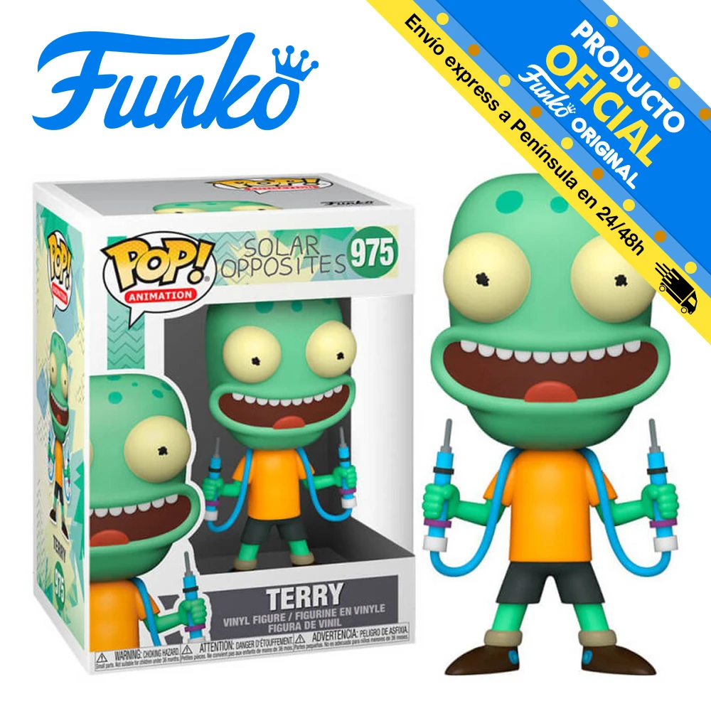 FUNKO POP! Solar Opposites Terry, Asli 
