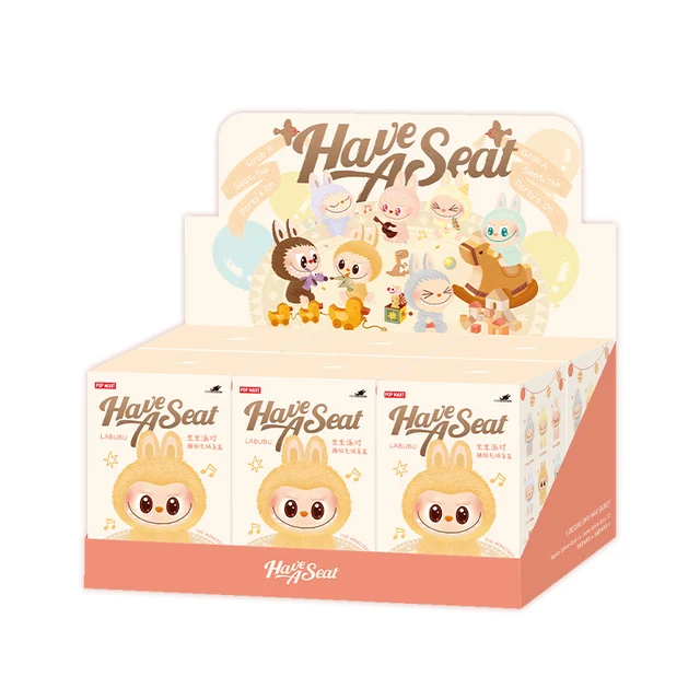 POP MART THE MONSTERS - Have a Seat Vinyl Plush Blind Box 1PC/6PCS