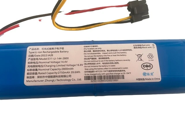New 6800mAh Li-ion Battery For CECOTEC CONGA 4090 4690 Robot Vacuum Cleaner  14.4V 14.8V 18650 - AliExpress