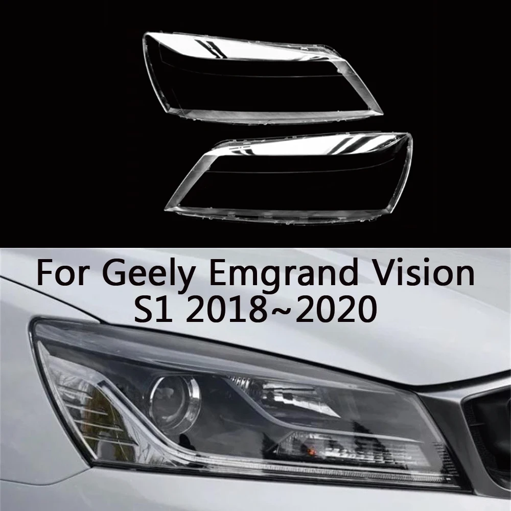 

Для Geely Vision S1 2018 2019 2020 Автомобильная передняя стеклянная линза чехол для передней фары Автомобильная головка лампа для передней фары