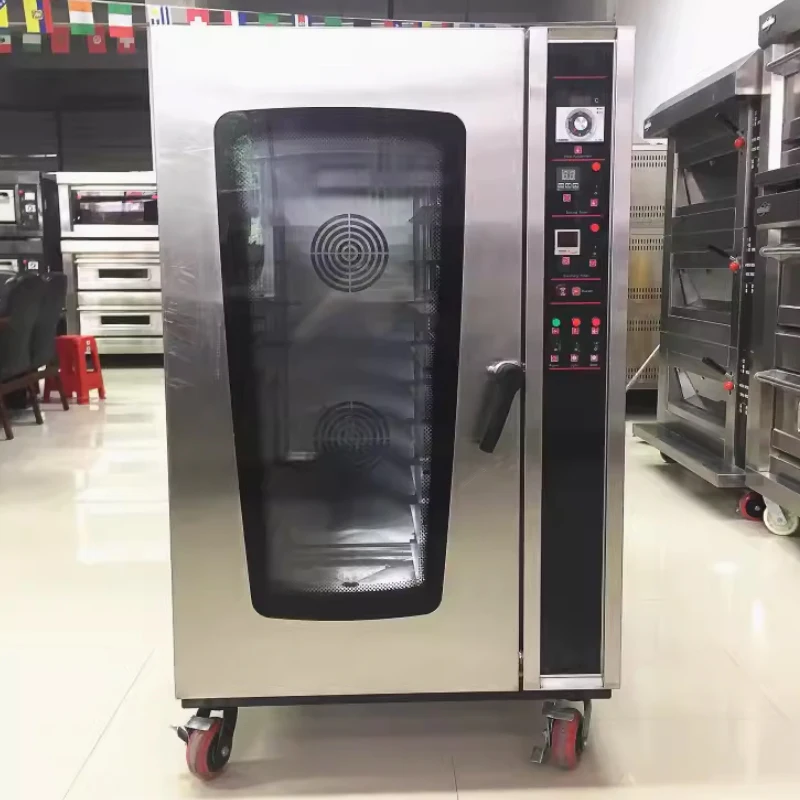 Oven Commercial Spray Humidification Food Processors  Pizza Cake Bread Equipment Bakery Hot Air Circulating Furnace 3