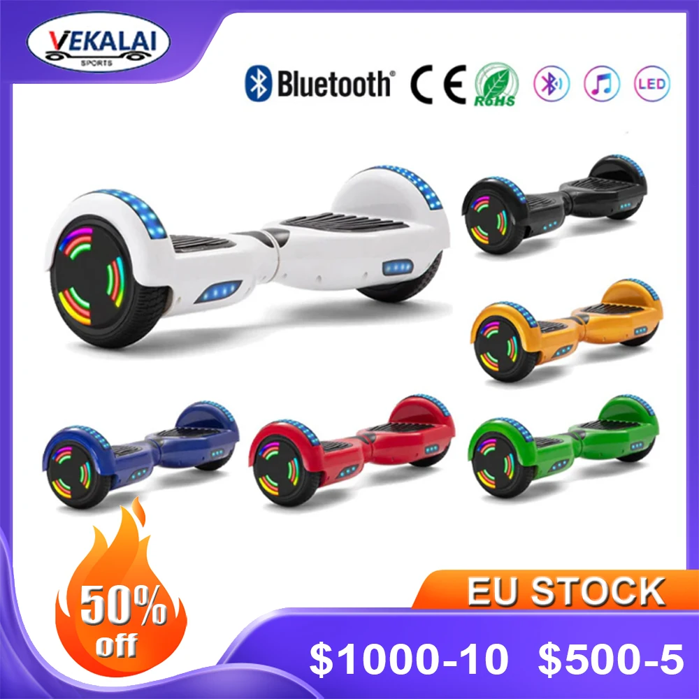 Self Balance Scooters For Kids Gift 6.5 Inch Hoverboard Smart 2 Wheels