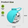 Hupu Portable Dog Water Dispenser, Ball-Shaped, Stainless Steel, Cute and Stylish, Round Shape, Small and Easy to Carry, Available in Various Colors - Lightweight Stainless Steel Container, Suitable for Travel and Outdoor Activities, a Must-Have for Traveling Pets |   Modern Dog Accessories |   Durable Plastic, Pet Christmas Gift 3
