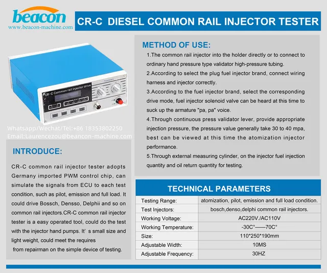 Electronic equipments injector repair CR-C +S60H common rail injector  nozzle tester simulator - AliExpress