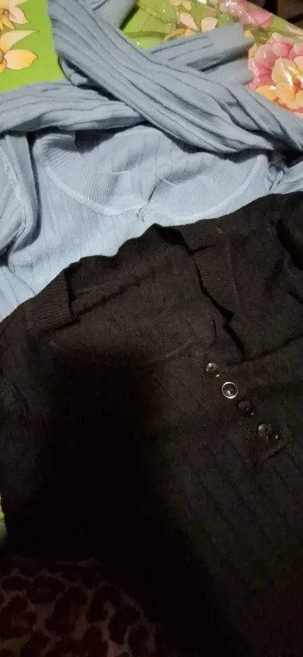 Knitted Women Sweater Button O-neck Pullovers Spring Autumn Basic Sweaters for Female Pullover Slim Solid Bold Stripes Tops photo review