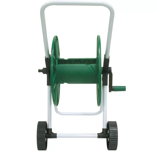 2 Wheel portable hose cart with crank handle, maximum winding length 45 m.  - AliExpress