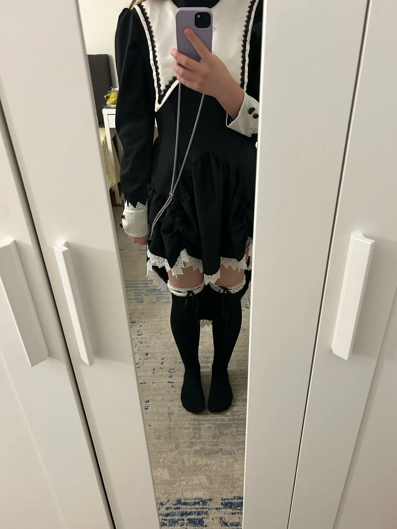 Black Nun Dress - Gothic Aesthetic photo review