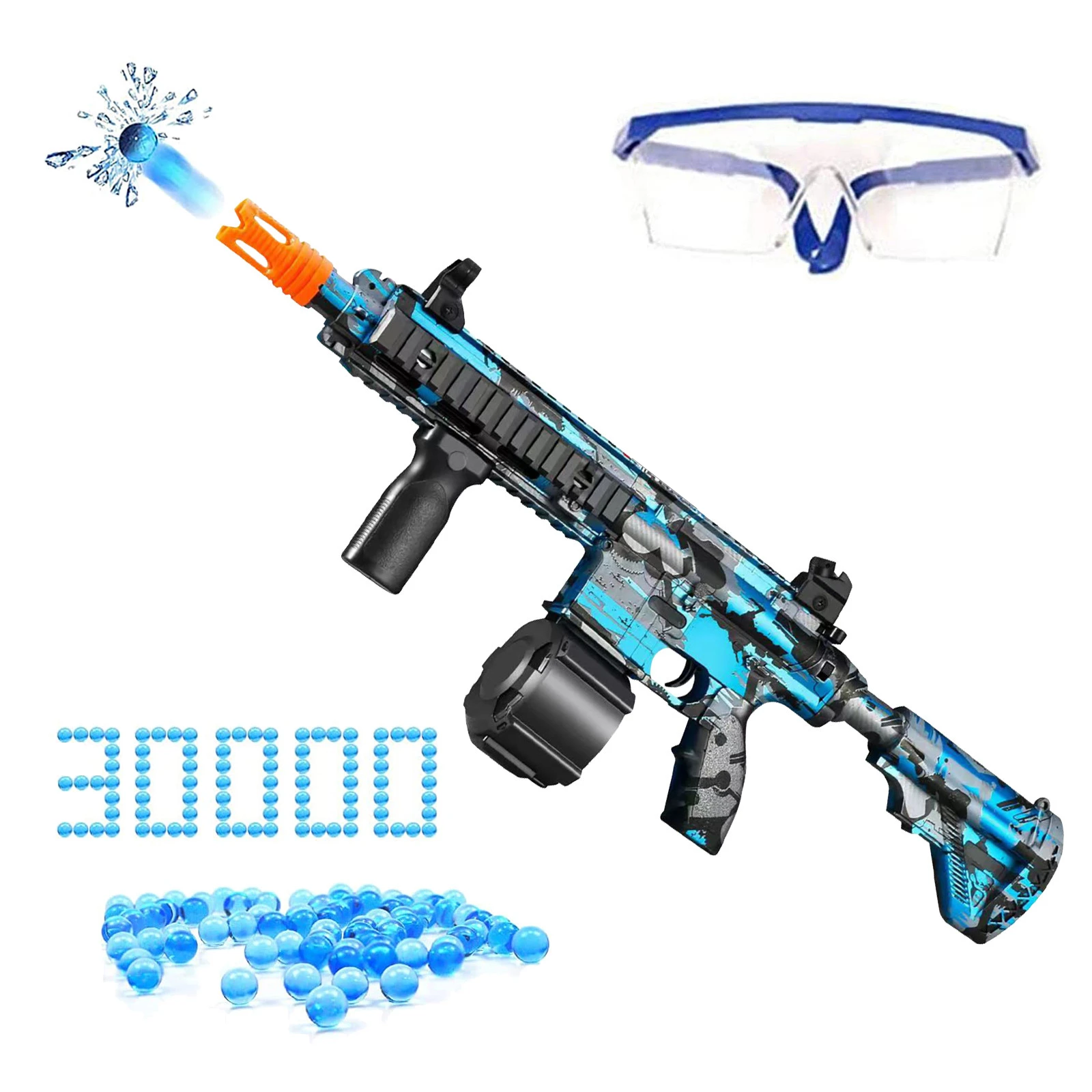 Water Gel Blaster Gun Children Adults Water Ball Gun Electric Ak 47