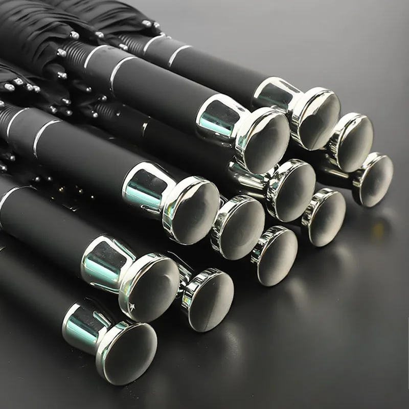 For Rolls-Royce Bentley Tesla Luxury Cars Gift Advertising Umbrella Vinyl Sun Protection Long Handle Golf Car Umbrella