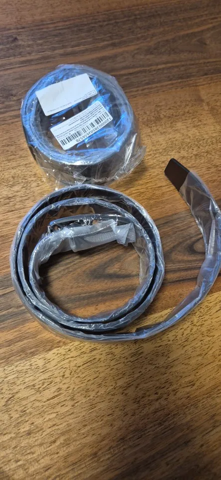 MIDNIGHT SOVEREIGN™ – Black Buckle Genuine Leather Belt photo review