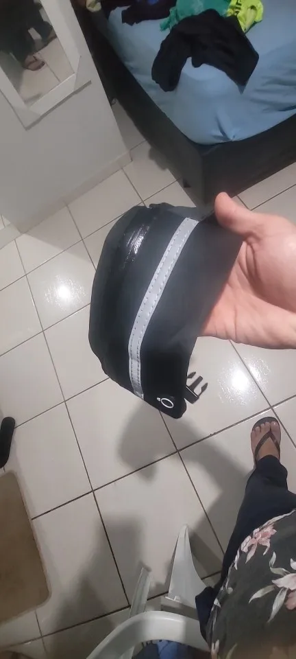Pochete Esportiva cintura Preta porta celular garrafa utensílios para Corrida Preta photo review