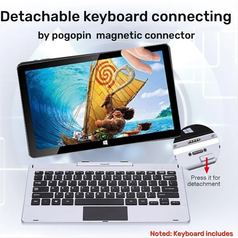 10.1 Inch X3 Windows 10 Tablet PC - 4GB RAM, 32GB Storage, Dual Cameras, 1280 x 800 IPS, WIFI, Quad Core 64 Bit, with Keyboard Description Image.This Product Can Be Found With The Tag Names Computer Office, Keyboard hot sales, Tablets