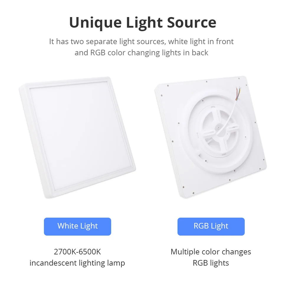 34W WiFi LED Ceiling Light Double Layer Type Dimmable CCT Ultrathin Surface Mounting Lamp A5d69e0606a0b4d2097102d5179ee4b56V