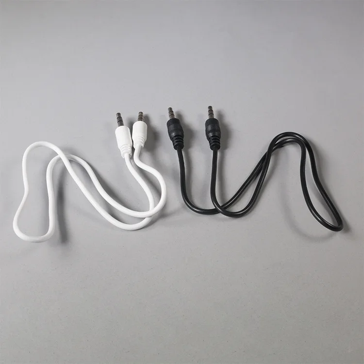 3.5mm AUX 오디오 케이블 남성-남성 스테레오 잭 코드(자동차 스피커, 노트북, PC, 스마트폰, MP3 헤드폰용)