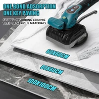 Machine à carreler électrique automatique professionnelle 88VF, 5 vitesses, rechargeable, outil de levage pour le pavage des sols, niveleur à bulles, outils électriques 3
