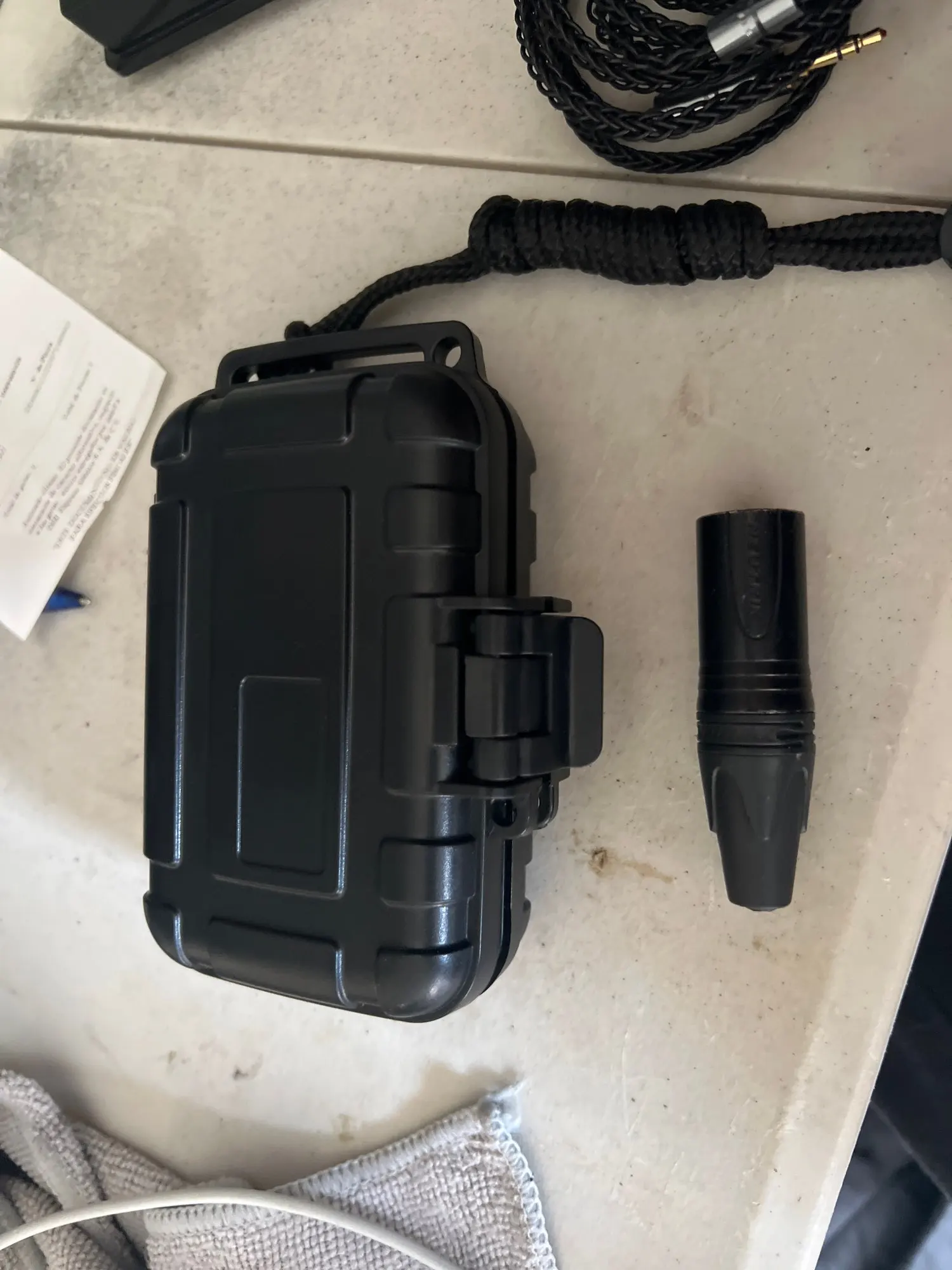 Earphone Waterproof Case Drop Resistance Protective Box Case