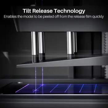 Impressora 3D ELEGOO MARS 5 ULTRA 9K MSLA com Nivelamento Automático e Câmera Inteligente AI, Impressão de Alta Velocidade Tamanho 153.36×77.76×165mm