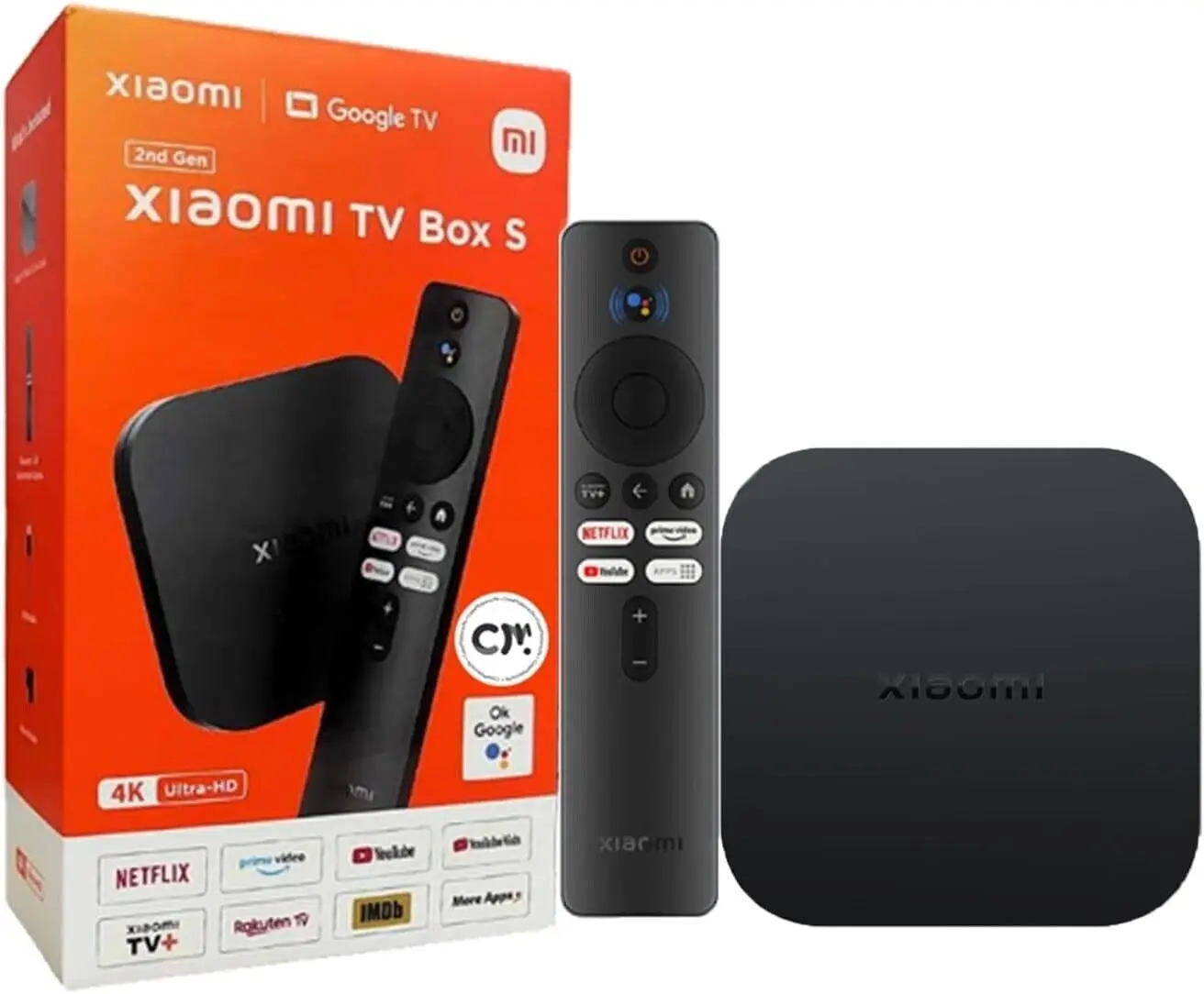 

Оригинальный ТВ-приставка Xiaomi Mi Box S Android с Google Assistant, удаленный потоковый медиаплеер