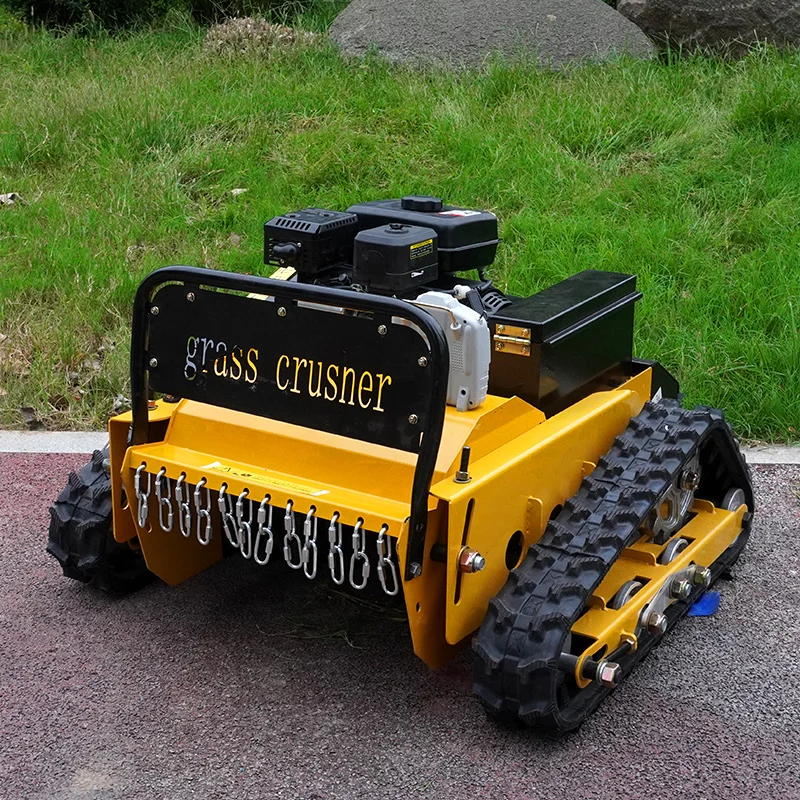 Customized TZ550S Factory price smart 24V 225cc remote lawn mower Flail Mower for sale 2