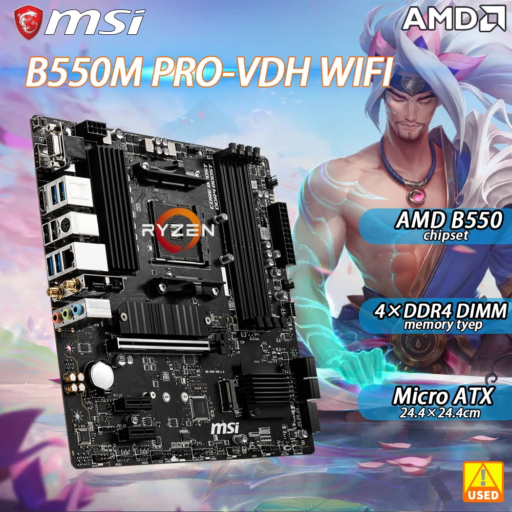 placa-base-am4-para-ryzen-5600-msi-b550m-pro-vdh-wifi-con-chip-amd-b550
