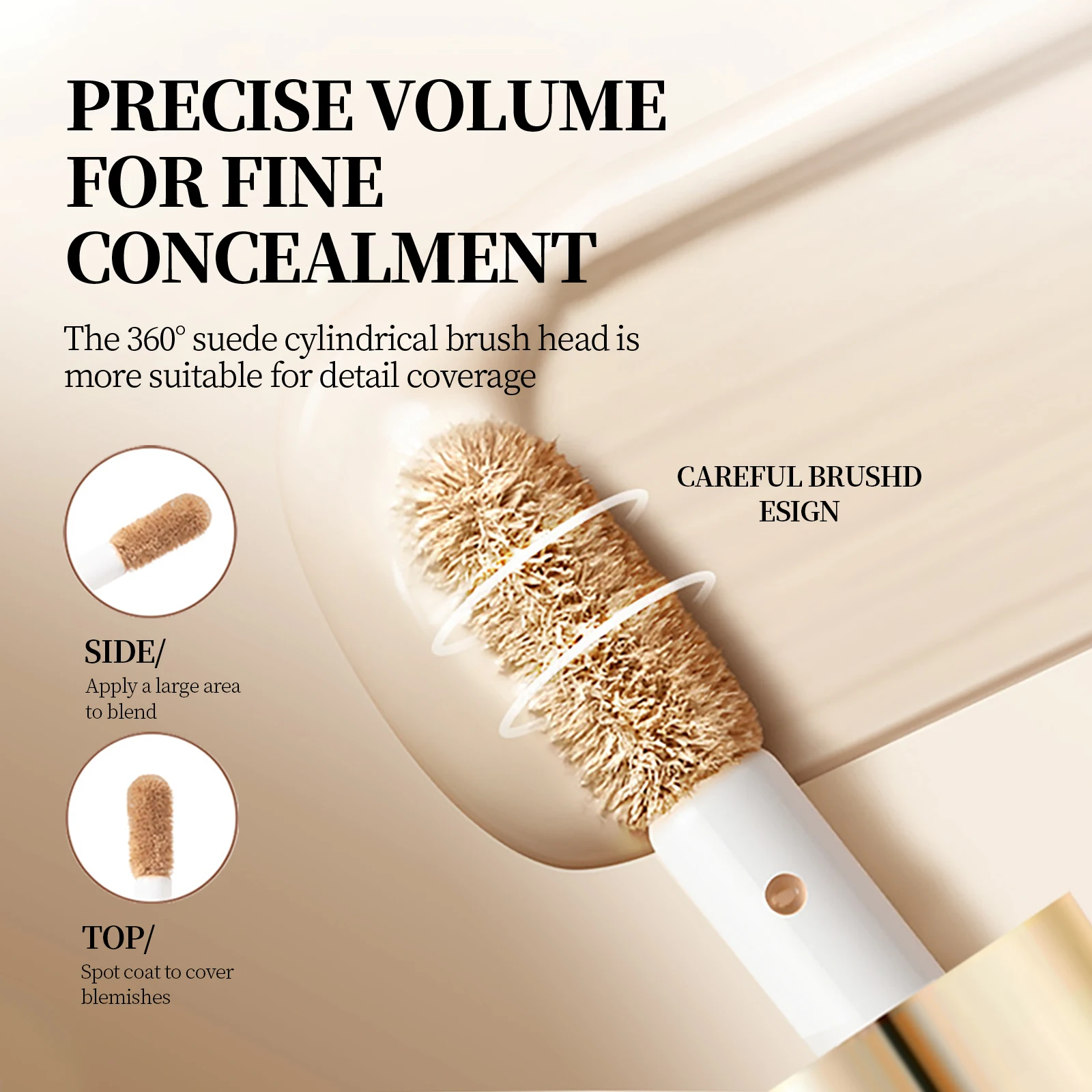 Ocheal Liquid Concealer Matte High Coverage Waterproof Oil Control Moisturizing Long Lasting Concealer Professional Face Makeup 5