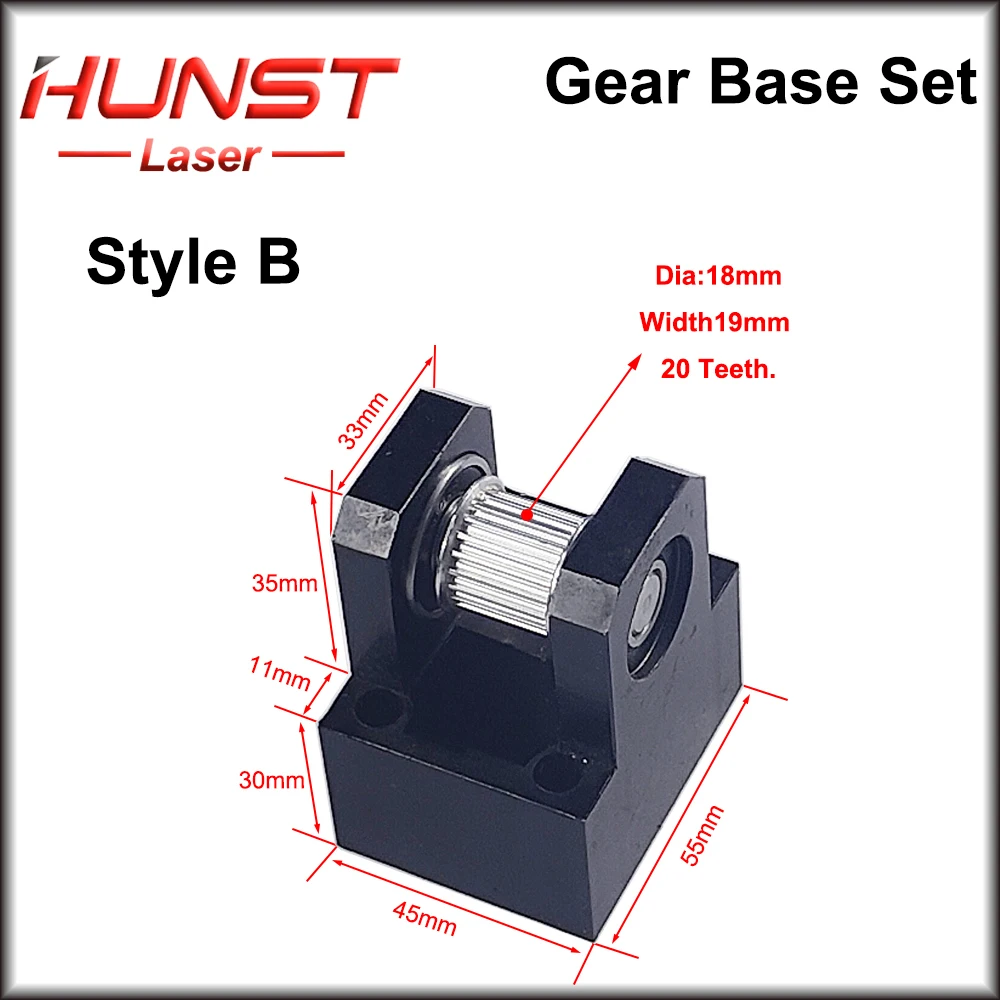 Рисунок 3 - Набор зубчатых баз HUNST: зубчатый шкив 3 м
