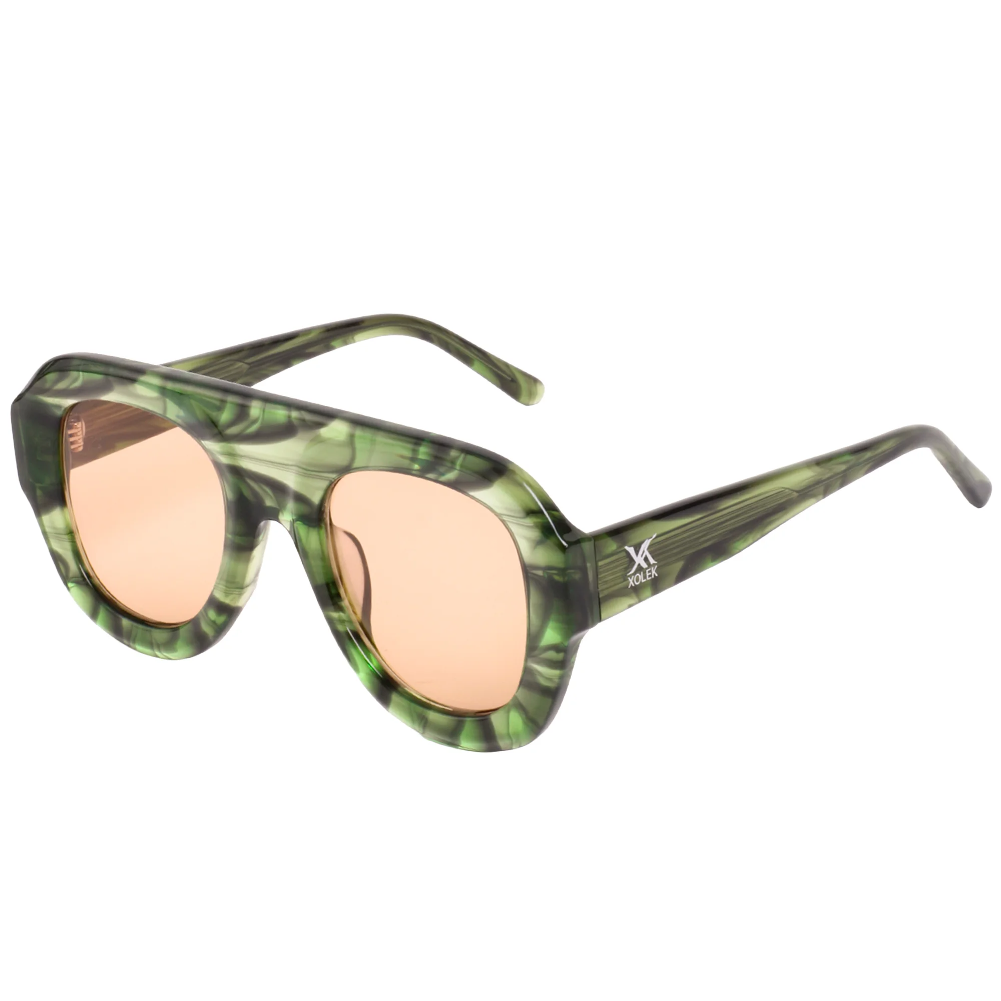 Lentes De Sol Xolek 104 Moda Acetato Gota UV400