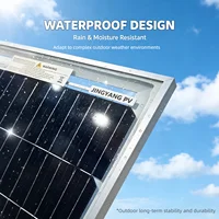 Panneau solaire monocristallin double face 120W/240W, absorption de la lumière double face, fournissant plus de puissance pour les camping-cars, les yachts, les maisons et les jardins 5
