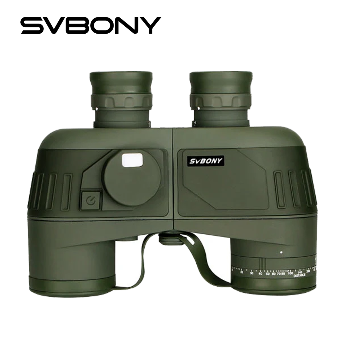 SVBONY SV27 Military Binoculars 7x50 w/Internal Rangefinder&Compass Waterproof,High Powerful, Telescope for Survival