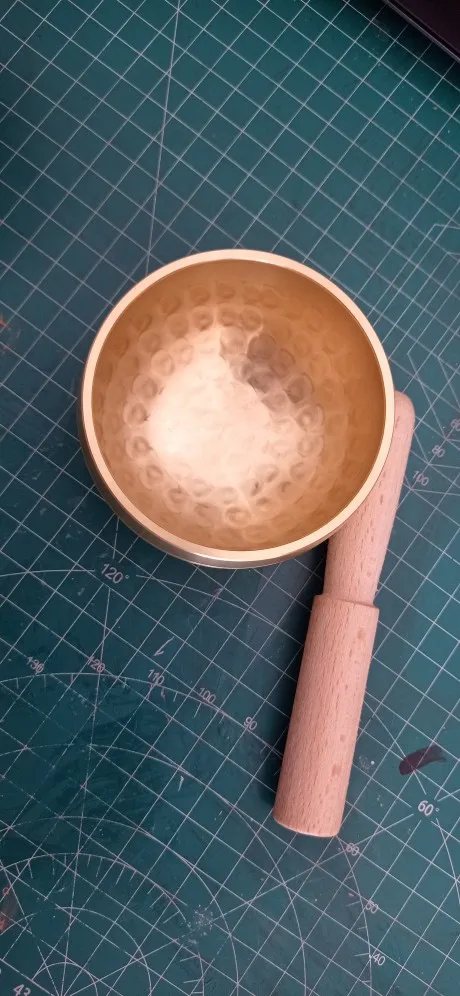 Tibetan Handmade Brass Singing Bowl | Meditation & Yoga Bowl photo review