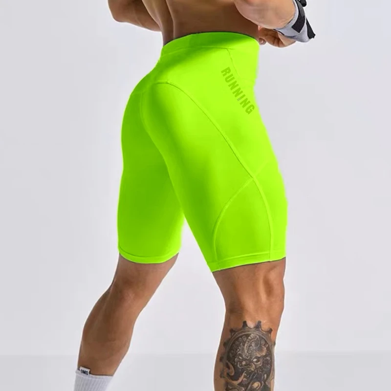 Sports Shorts Sports Leggings Compression Pants Men's Bodybuilding Shorts Summer Men Crossfit Shorts Compression Running Gym Elastic Compressions Leggings