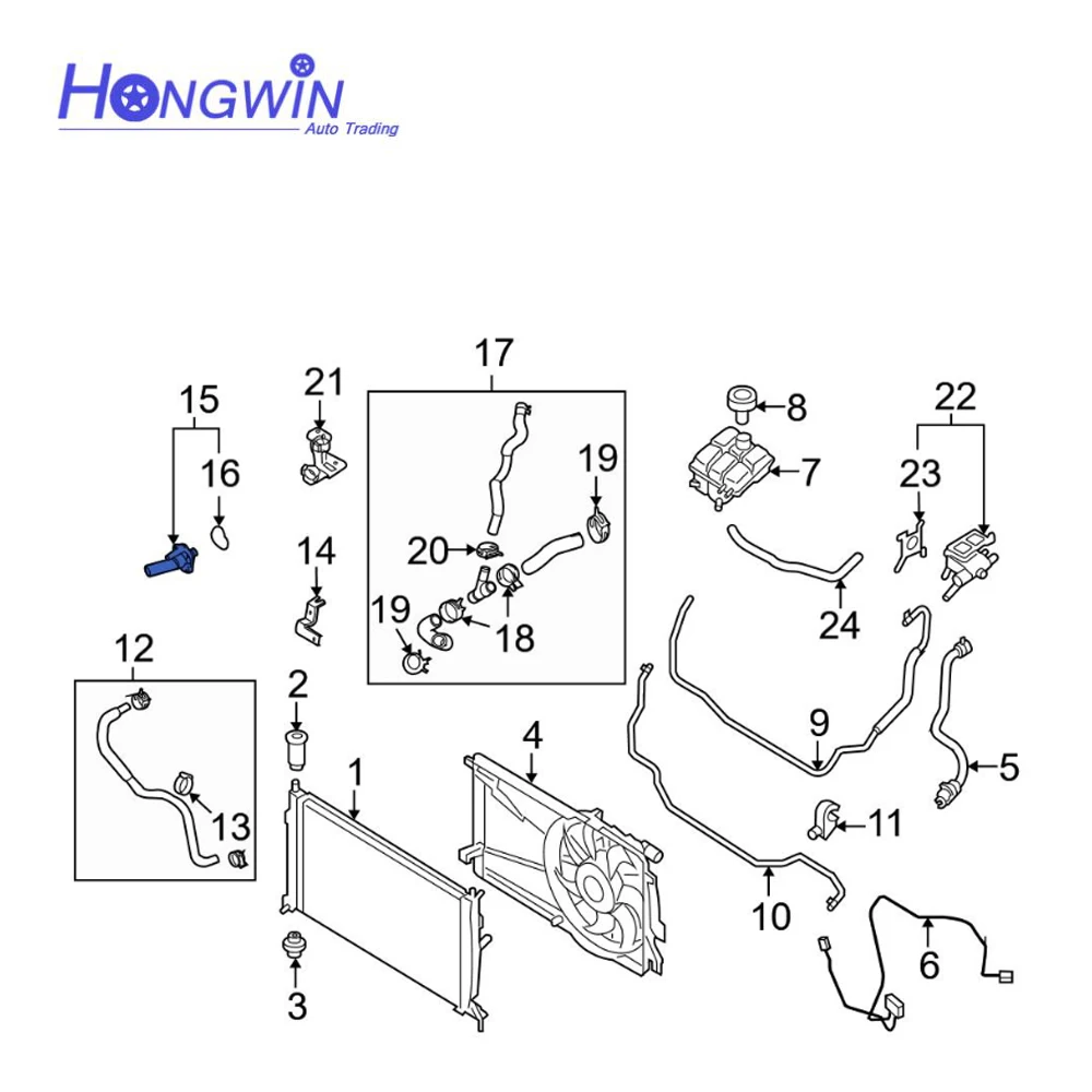 OE: LF70-15-170 LF7015170 902682 143-0838 Engine Coolant Thermostat Assembly Water Outlet For Mazda 3 5 MX5 Miata 2.0 2.3L 2.5L