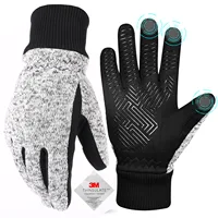 Winter Gloves -10℃ 3M Thinsulate Thermal Gloves Coldproof Warm Running Gloves Touchscreen Road Bike Cycling Gloves for Men Women 1