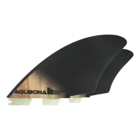 Twin Keel Fins (2 Fins) - Twin Tab or Single Tab Sizes, with Fin Screws and Fin Key - Fins for Fish Surf Boards 1