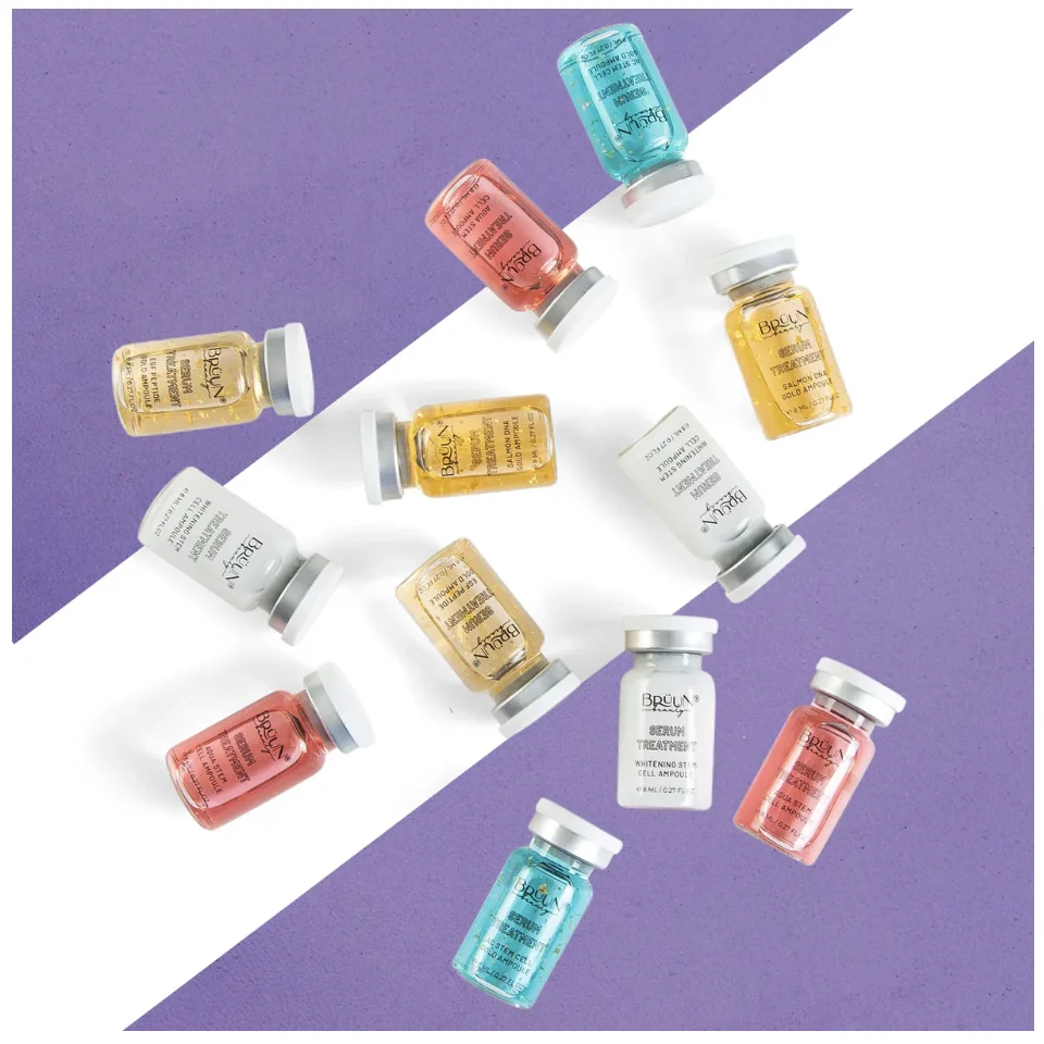 Korea Dr.Pen Starter Kit Foundation Salmon DNA Peptide Stem Cell Serum Essence Moisturise Face Skin Care 8mlX12vials