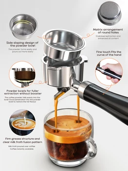 HiBREW 20Bar Semi Automatic Espresso Coffee Machine Temperature Adjustable Cold/Hot Super Slim Coffee Maker Cappuccino H10B 5