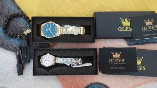 Olevs-Women's Watch,Luxury,Original,Stainless Steel,Quartz,Water Resistant,Gold,Trend 2022 photo review