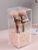 Transparent Acrylic Makeup Brush Holder Makeup Organizer Cosmetic Holder Pencil Lipstick Desk Container Table Makeup Storage Box 1