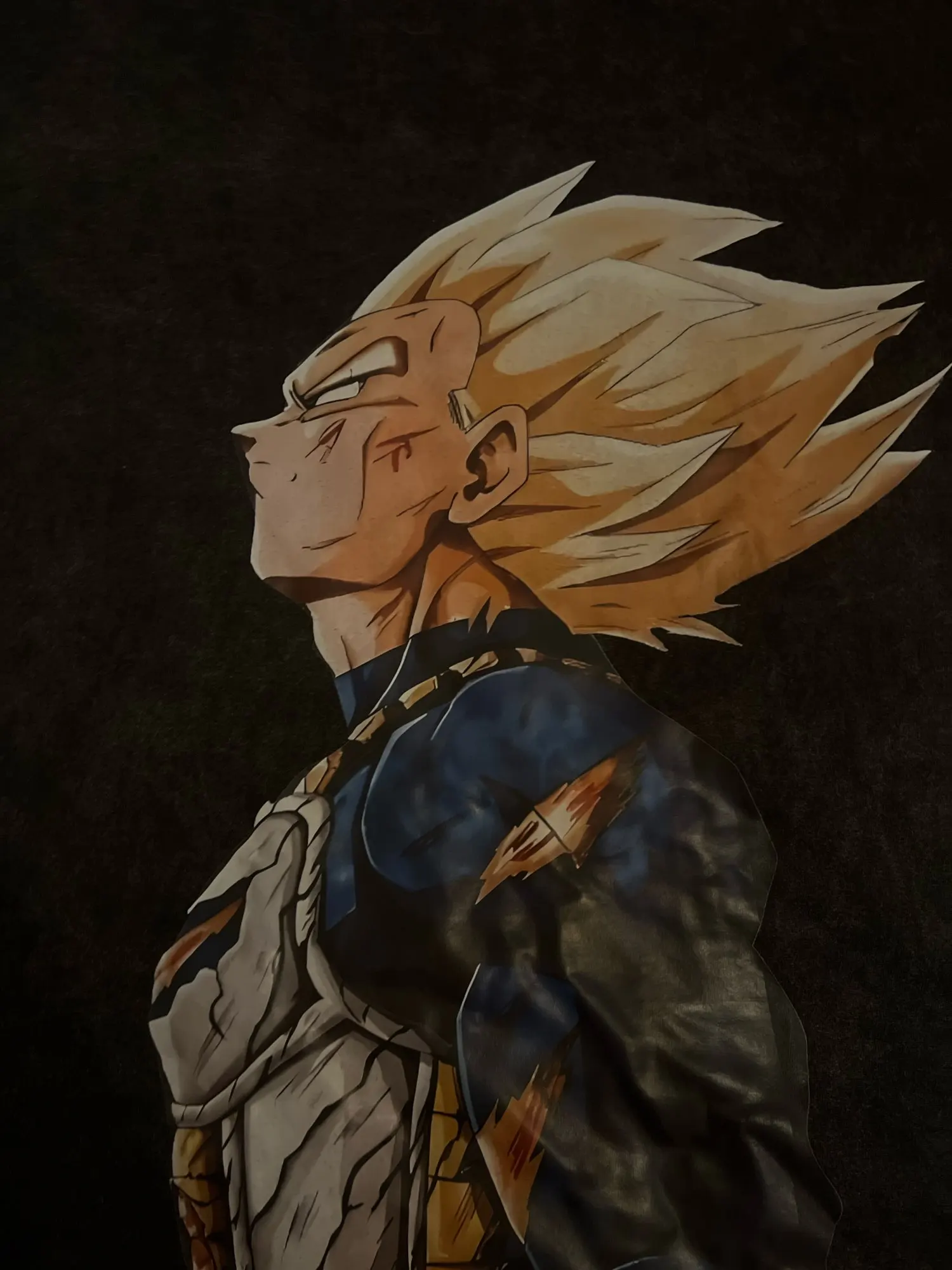 Anime Dragon Ball Z Vegeta Vintage Wash T-Shirt Short Sleeve Loose Sports Fitness T-Shirt Men's Harajuku Clothing Dragon Ball