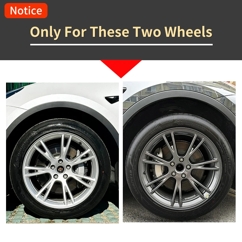Hubcaps Design for Tesla Model Y（-） 4PCS 19Inch Gemini Wheel Cover Cap Automobile Wheel Cover Replacement Accessories