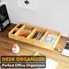 **6-Piece Bamboo Drawer Organizer Set** 5