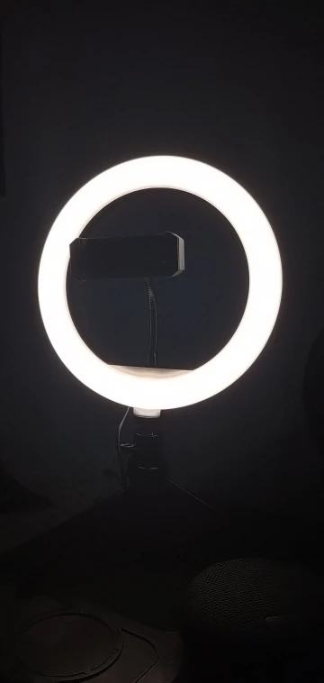 Luz Ring Light 8 Pol + Tripé De Mesa + Suporte Para Celular photo review
