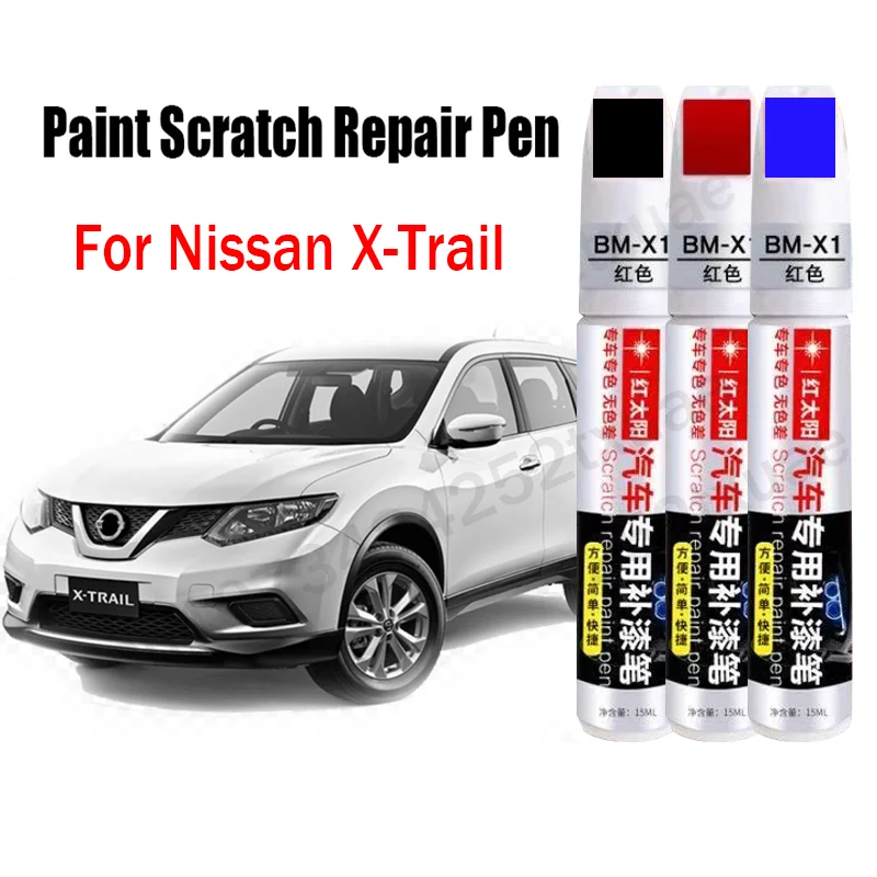 Car Paint Scratch Repair Pen for Nissan X-Trail T32 T31 Black White Red Blue Gray Silver Paint Care Accessories 10 2din android10 car radio for nissan x trail 2007 t32 t31 multimedia player navigation gps split screen 4g wifi 4 64g rds dsp