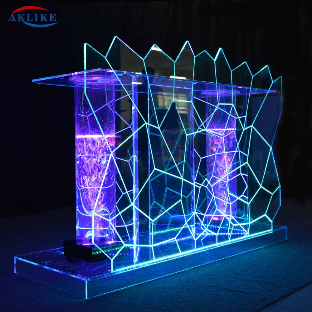 2022 Aklike Bar Table Dj Booth Club Dj Stage With Light Modern Bar  Furniture Design The Latest Dj Stand Free Shipping - Bar Tables - AliExpress