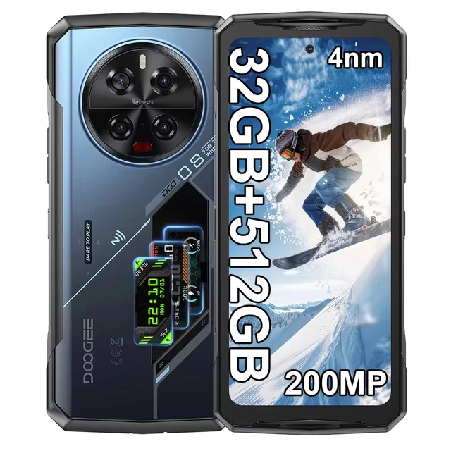DOOGEE V40 Pro 5G Rugged Phone 36GB(16+20) 512GB 6.78