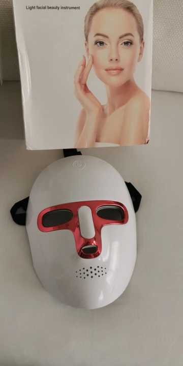 LED Face & Neck Mask with 7-Color Photon Light Therapy – Rejuvenating, Firming & Brightening Skin Tool