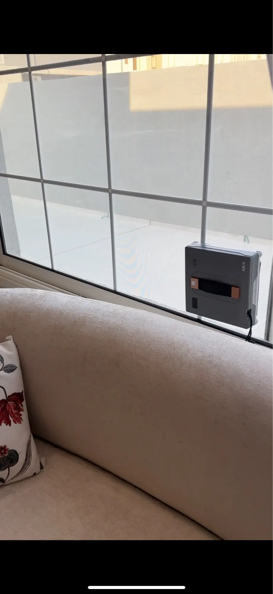 منظف النوافذ الذكي Abir WD8 ، مستشعر الليزر ، التحكم عن طريق التطبيق