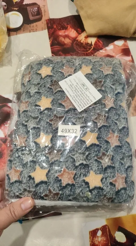 Thicken Cat Mat Breathable Flannel Cat Sleeping Mat Soft Dog Cushion for Small Dog Winter Warm Cat Blanket photo review